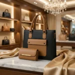 Signature Black and Brown 2-Pc Tote Bag